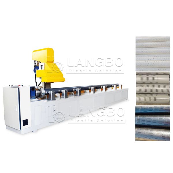Automatic Plastic PVC Pipe Slotting Machine Plastic Machine Pipe Perforator Machine PP PE PVC Pipe Machine Tube Slotter Pipe Grooving Machine