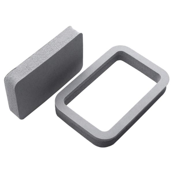 Z-Foam800-10FC Gray Shock-Absorbing Silicone Foam Gasket