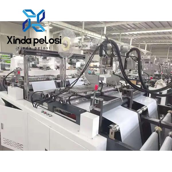 High Performance Plastic Courier Bag Making Machine 4.5kw Power