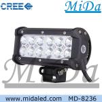 Top quality offroad led light bar 7inch 36W Led Light Bar for Jeep Truck Off