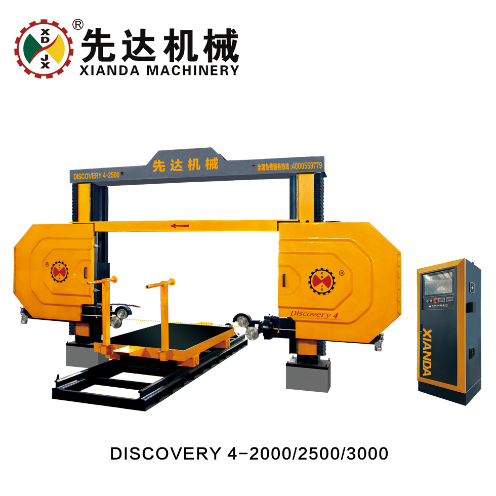 4-Axis CNC Diamond Wire Saw Machine front view