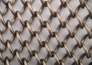 Buy cheap Chain Link Curtain Metal Coil Drapery For Restaurants / Cafes / Retail Outlets product