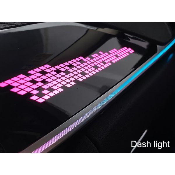 CF BMW Dynamic RGB Interior Light Kit with Multi-Color Flowing Light, Plug-and-Play Installation, and Automotive-Grade ABS for F30/F32/F33/F36