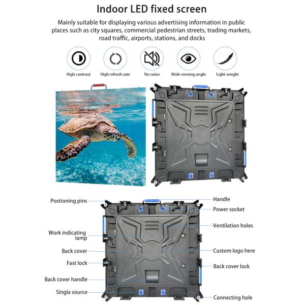 Original Indoor Fixed LED Display P2.5 P3 P4 1080P 2k 4K LED Video Wall Screen