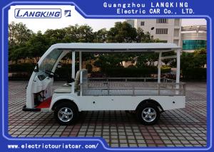 Buy cheap Fiber Glass Body 48v / 4kw Electric Mini Truck With Roof 900kg Loading Capacity product