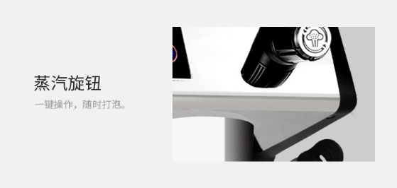 CM-1699 Office Metal Espresso Coffee Machine Detachable Frothing Nozzle