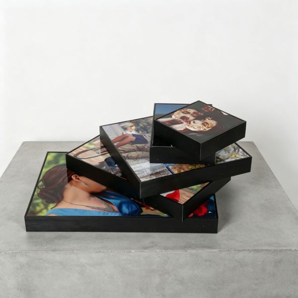 Home Decor Various Sizes Sublimation Aluminum Photo Frame Custom Metal Frames
