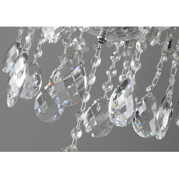 LED E14 Crystal Candle Chandelier 5 To 10m2 High Light Transmittance