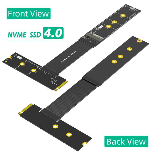 M.2 NVMe SSD Extension Cable 20cm 270 Degree High Speed