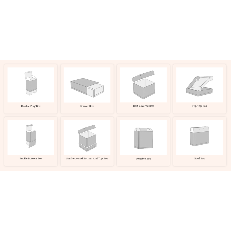 Rigid Perfume Sample Packaging Box with Base