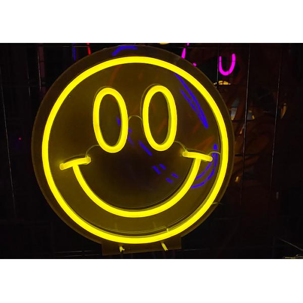 Smile neon sign Vasten fashion supermaket decorative light high quality