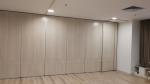 Sliding Aluminium Door Office Soundproof Folding Partitions Movable Wooden Panel