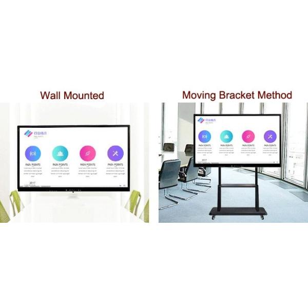 55-100" 500cd/m2 1920*1080 Interactive LCD Whiteboard