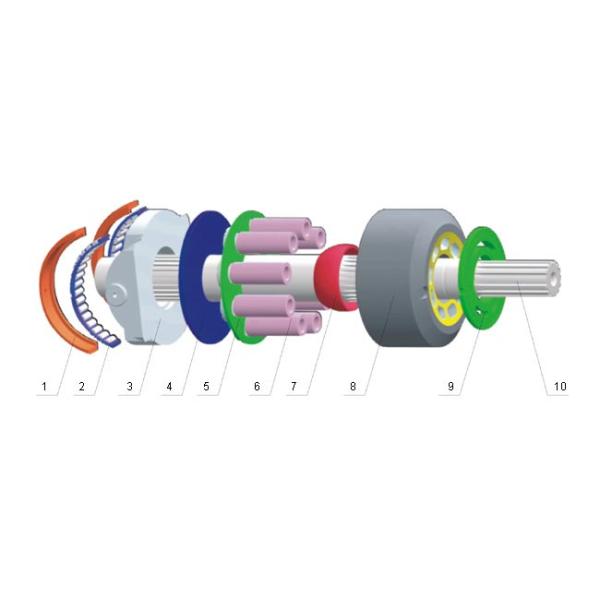 Hydraulic Piston Kayaba Pumps PSV2-55T