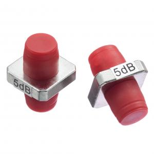 Buy cheap FC - FC PC Fixed Optical Attenuator Plug - In Red Cap Type High Temperature Resistance product