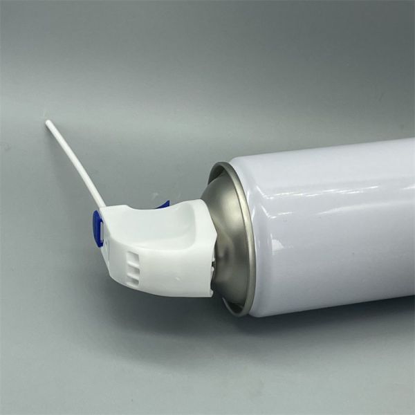 Spray gun nozzle and actuator mechanism