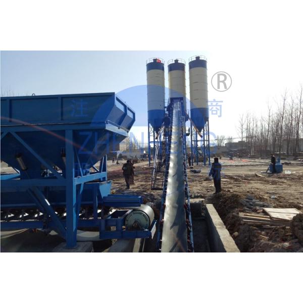 60m3 / H Integrated Cement Plant, Automatic Plc Control Concrete Batch Mix Plant