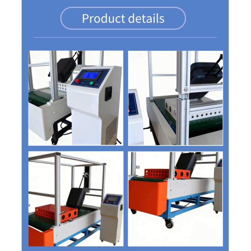 HUAKAI Protection Adjustable Speed Luggage Stairs Simulation for Test Machine Up/Down Road Condition Testing