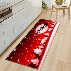 China Waterproof Santa Claus Kitchen Floor Mats Carpet For Sofa Area Long Strip on sale