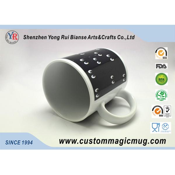 Personalized Eco Friendly Mugs 11 oz White Ceramic For Coffee