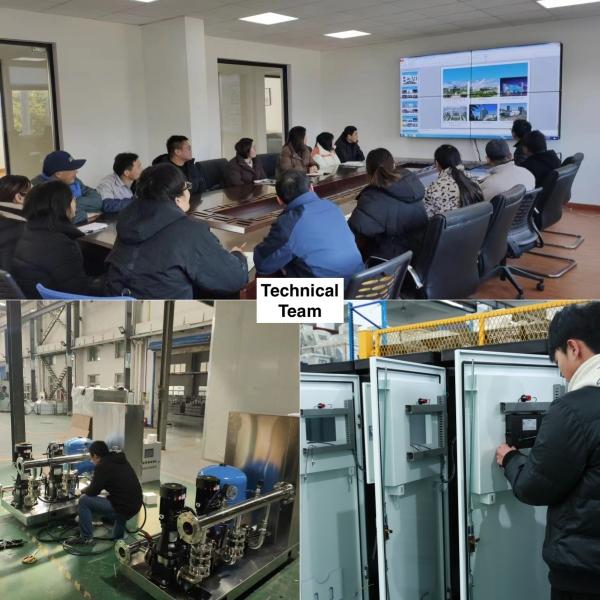 High-flow Non-negative Pressure Industrial Secondary Water Supply System With Water Tank