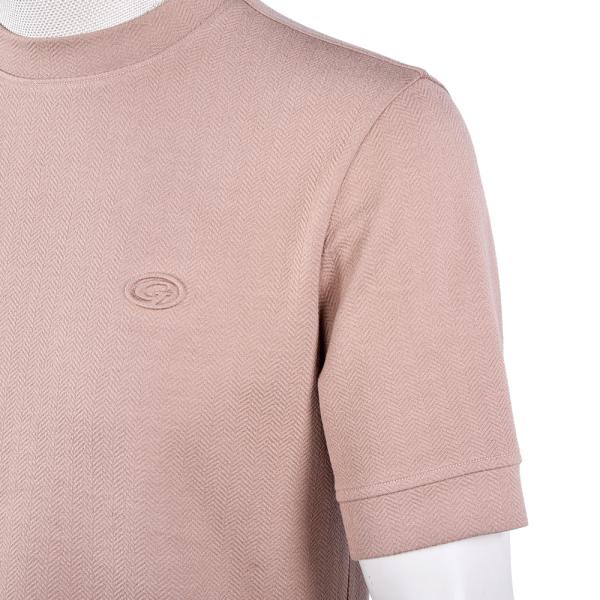 Wholesale Custom Logo Label Design Quick-Drying Breathable Anti-Wrinkle Plain T Shirts High Quality Mock Neck for Men Blank