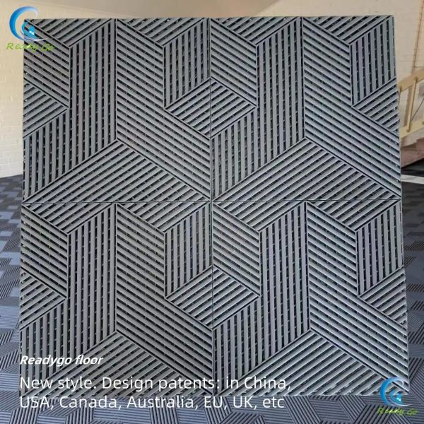 Garage Floor Tiles Interlocking Click Installation Weight Capacity 30 Tons