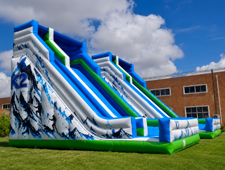 K2 Second Highest Peak Themed Commercial Inflatable Slide for Outdoor Events Theme Parks and Rental Business