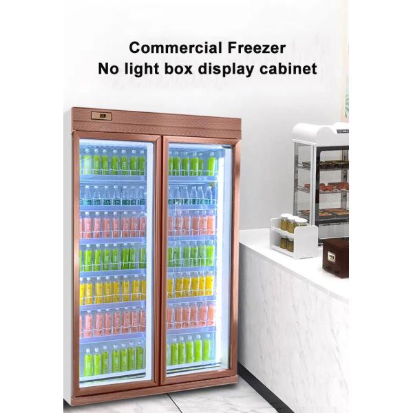 Deluxe Split Vertical Supermarket Refrigerating Display Cabinet Fridge For Drinks