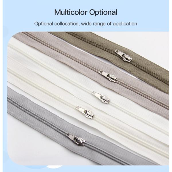 5 Zipper Long Chain Customized with Logo Zip Binder for Pillow Tent Bags Nylon Zipper