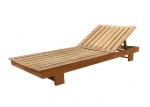 Fashion Recreational Wooden Beach Bed Waterproof Outdoor Customized Logo
