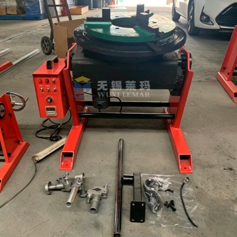300kg Welding Positioner 0-90° Tilting Rotary Table