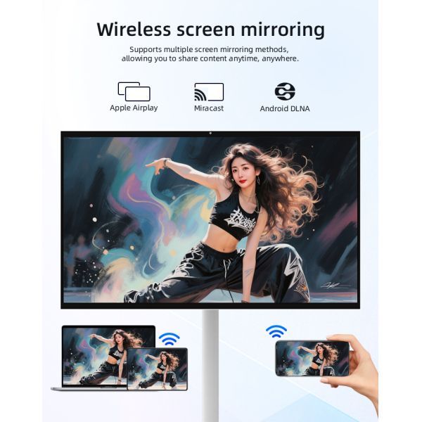 High-quality display showing vivid colors and details