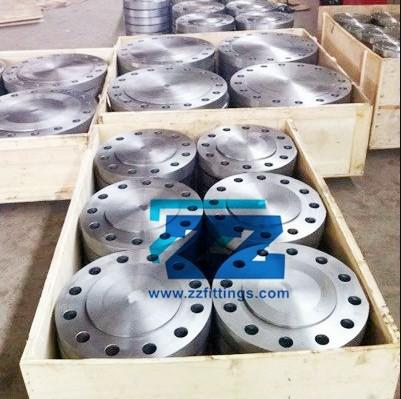 Blind Forged Steel Flanges 150 # 4 Inch Raised Face Carbon Steel Material ASTM A105 ASME B16 5