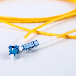 UPC Polish 3m Yellow Fiber Optic Cable Single Mode Fiber Jumpers