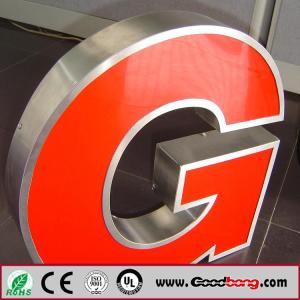 Buy cheap outdoor vacuum forming acrylic 3D led expoy resin channel letter sign product