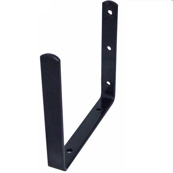 Polished Galvanized J Shaped Shelf Brackets Metal Bracket Hooks TUV Approval