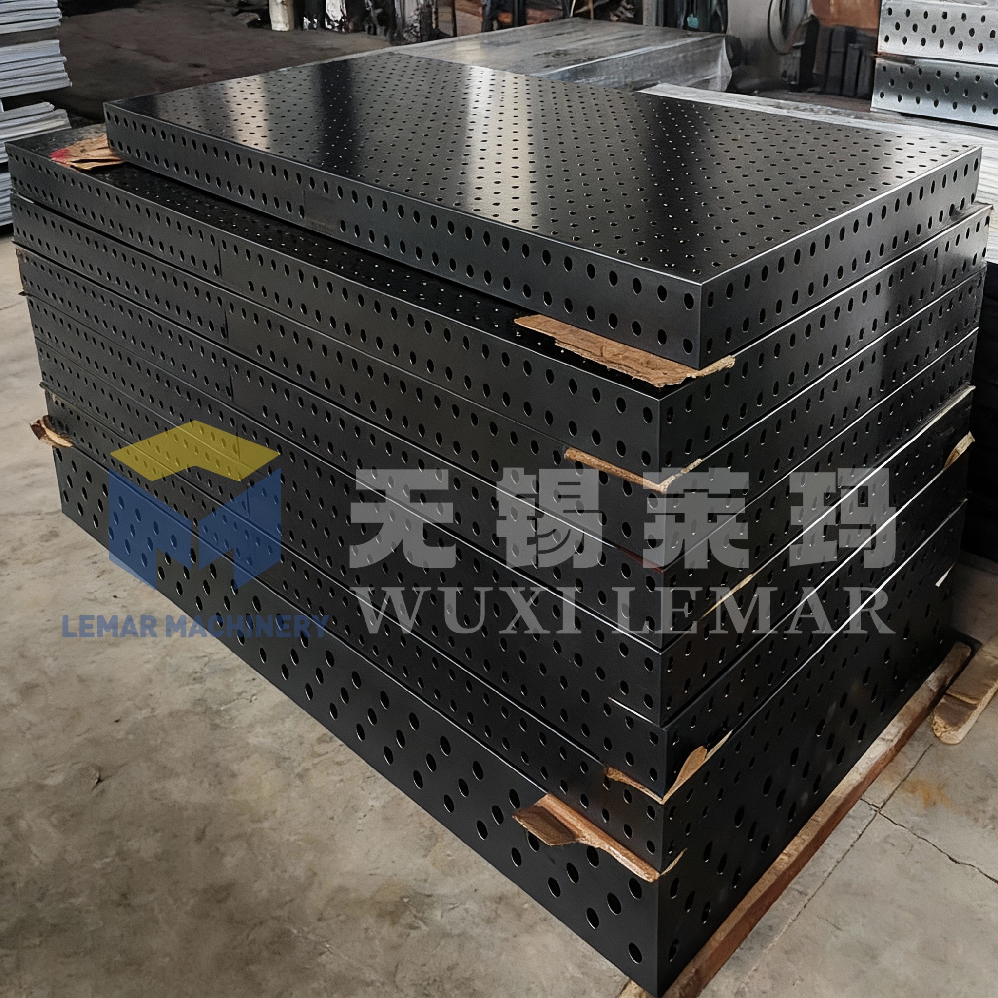 High Precision Nitrided Cast Iron D16 Metal Welding Table