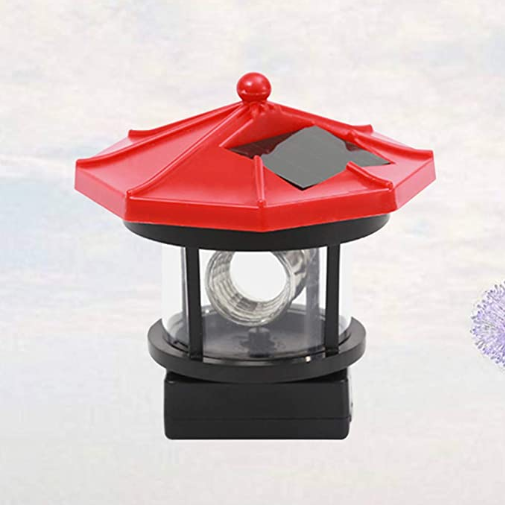 2.4V 0.2W Garden Lighthouse Rotating Light