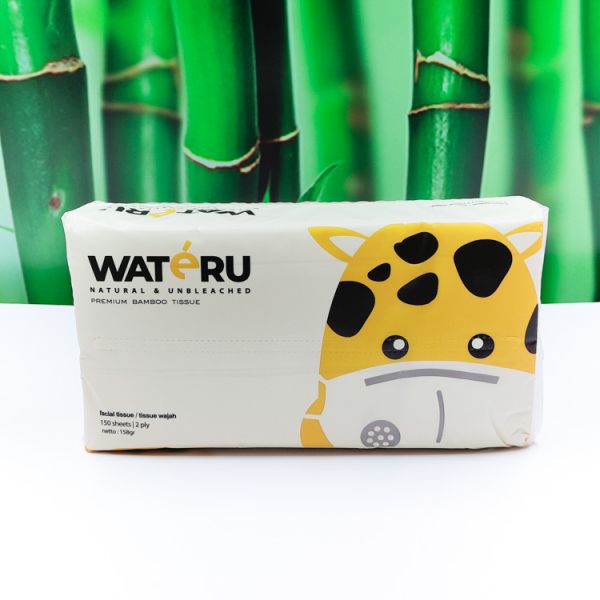 Cost effective china Strong and resilient rectangular shape box bamboo facial tissues paper