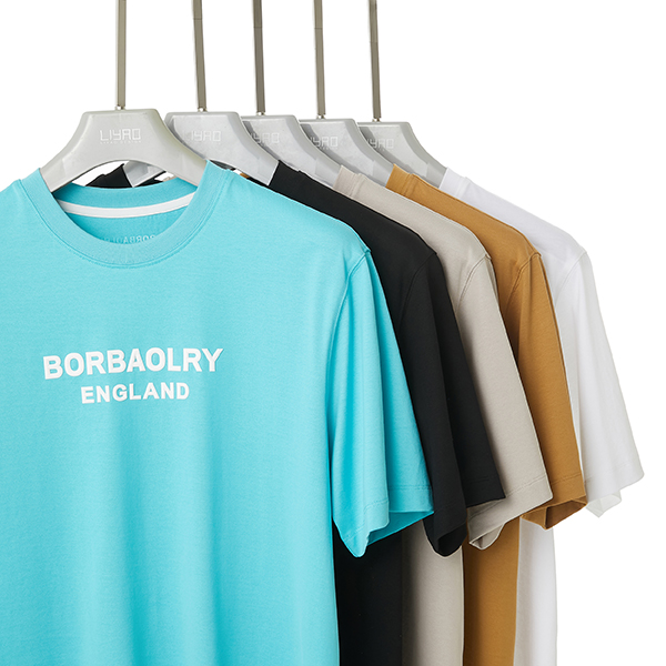 Crewneck Men'S Short T Shirts Breathable With Customizable Patterns