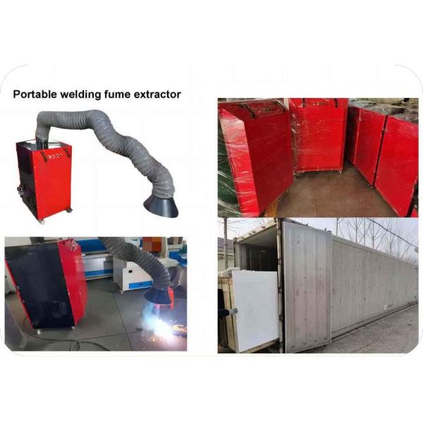 99% Harmful Welding Fume Extractor Mobile 400V With Universal Hover Articulated Arm