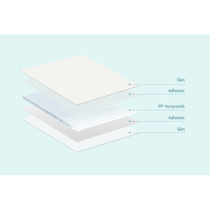 Lightweight FRP PP Honeycomb Sandwich Panel Waterproof Moisture-Proof Mold Resistant