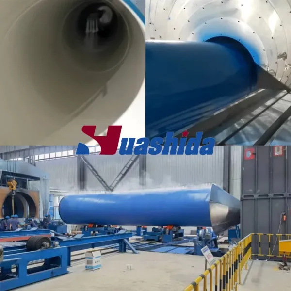 FBE Coating Line with Internal & External Coating Using High Voltage Electrostatic Spray Gun and Medium-Frequency Heating System