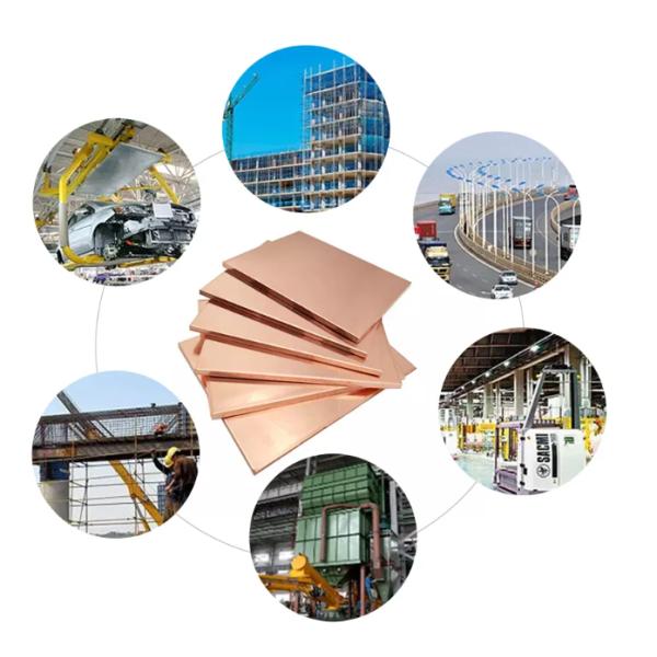 T1 T2 Red Copper Sheet For Industrial And Decorative Applications