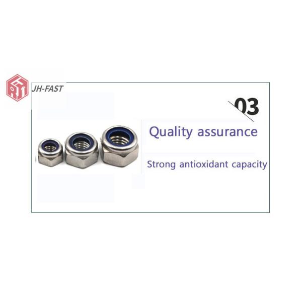 SS304 SS316 Stainless Steel Hex Nylon Lock Nut Brass Material M3 M4 M5 M6 M8 M10 DIN982 DIN985
