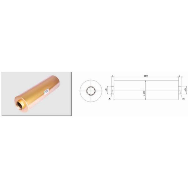 Steel Ring Vacuum Pump Accessories G2.5" Universal Thread Muffler For Reducing Noise