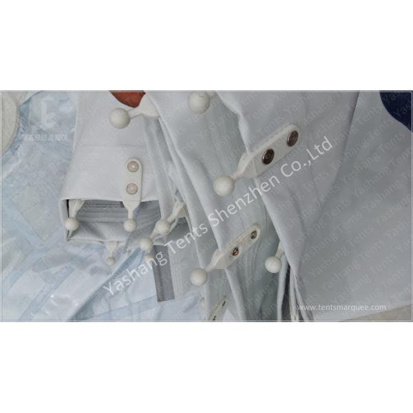 Custom Tent Accessories Wall Cover Opening Solution / Hanging Method Wall