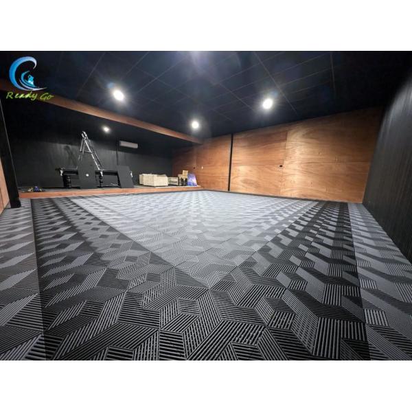 18mm Garage Floor Tile Durable Interlocking Flooring For Garage Workshop