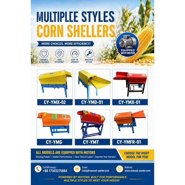 Robust Steel Corn Sheller High Efficiency Maize Thresher Heavy Duty Peeling Machine